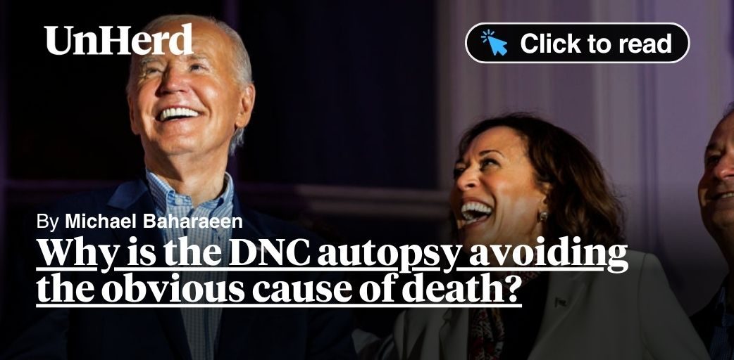 unherd's tweet card. Since their defeat last year, Democrats have faced an unrelenting wave of postmortems. But one perspective that has been conspicuously missing so far is from the Democratic Party itself. Typically,...