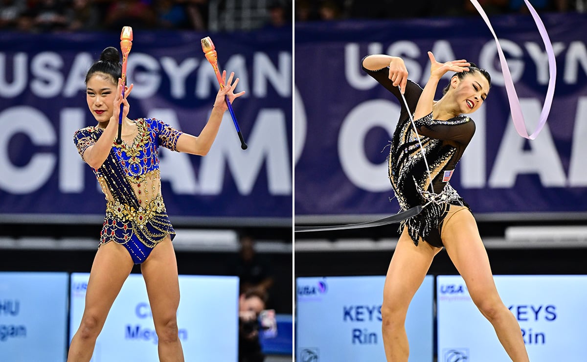 USAGym's tweet card. Megan Chu notched a top-10 all-around finish and Rin Keys ranked eighth in the ribbon final at the 2025 Milan World Cup in Italy over the weekend.