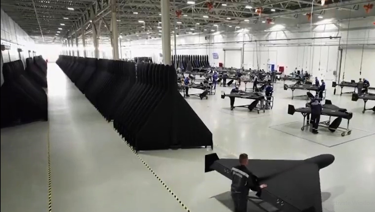 TheInsiderPaper's tweet card. Russia has showcased what it calls the biggest drone factory in the world, broadcasting rare footage from inside a plant assembling the deadly attack