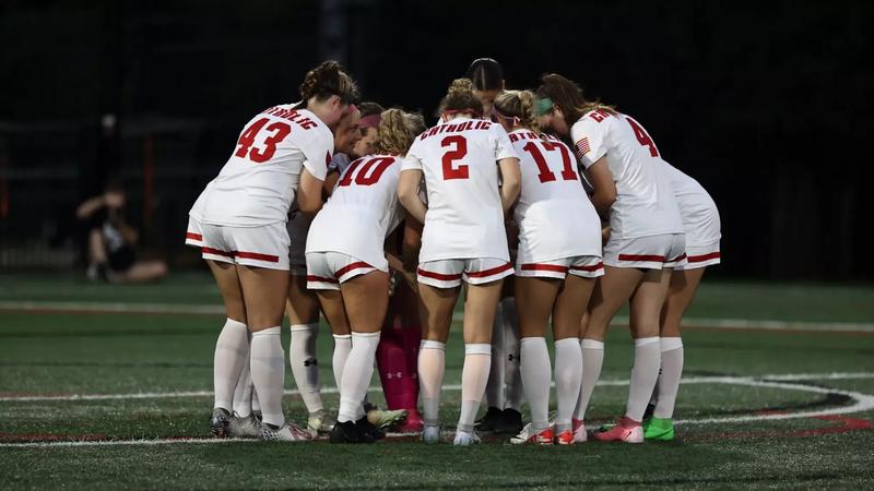 CatholicU_Cards's tweet card. WASHINGTON, D.C. - Catholic women's soccer head coach Casey Sommers announced the program's 2025 fall schedule.