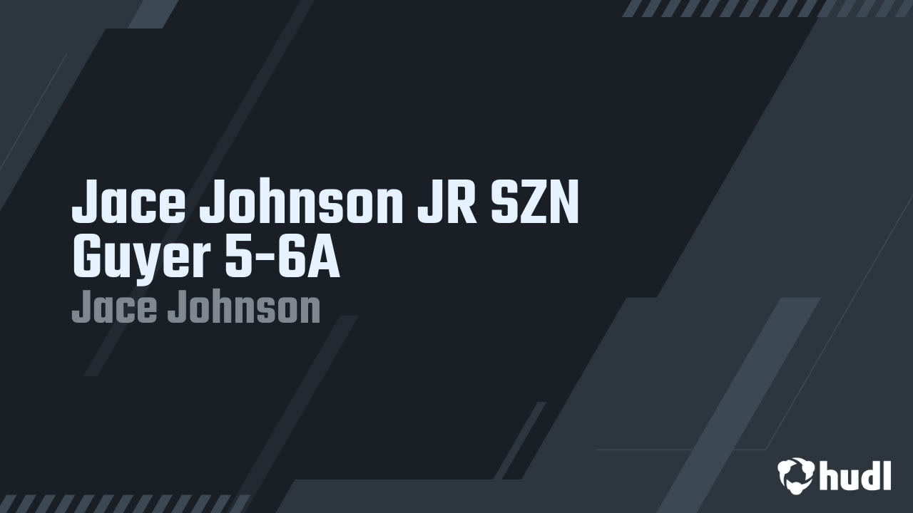 jacejohnsonnn's tweet card. Jace Johnson JR SZN Guyer 5-6A