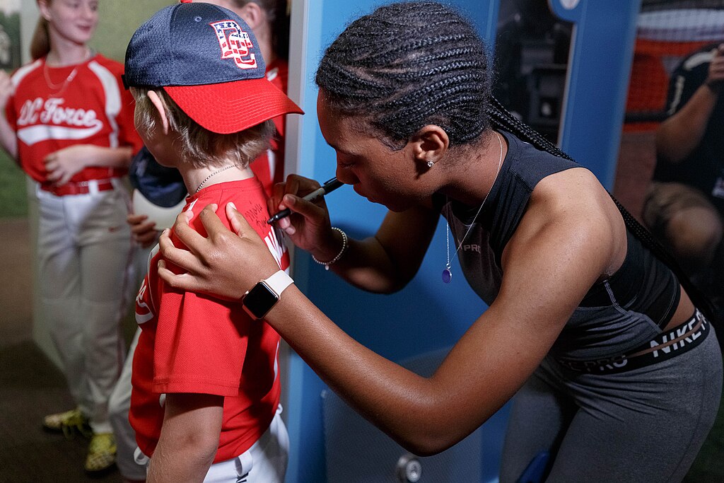 thehub_news's tweet card. In 2014, Mo’ne Davis captivated everyone watching the Little League World Series as the then 13-year-old pitching phenom pitched a complete game shutout win for Philadelphia’s Taney Youth Baseball...