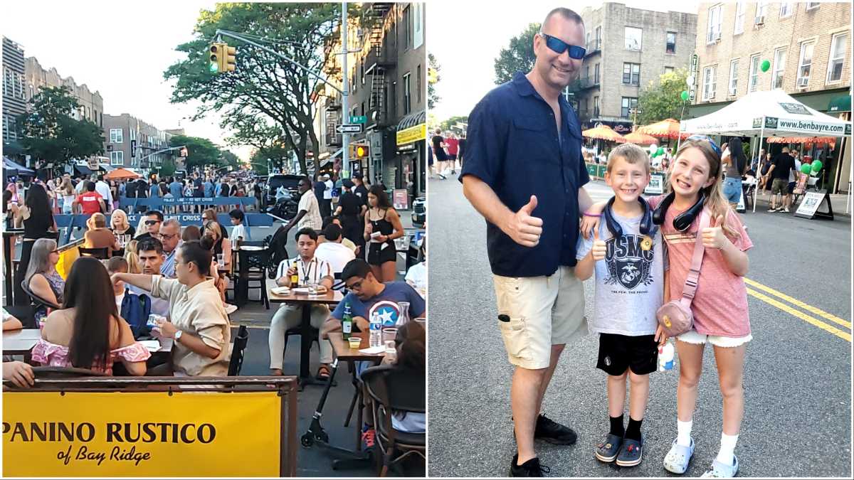 brooklynpaper's tweet card. Bay Ridge’s beloved Summer Stroll on Third returned with gusto on Friday, transforming the southern stretch of Third Avenue into a bustling, car-free corridor