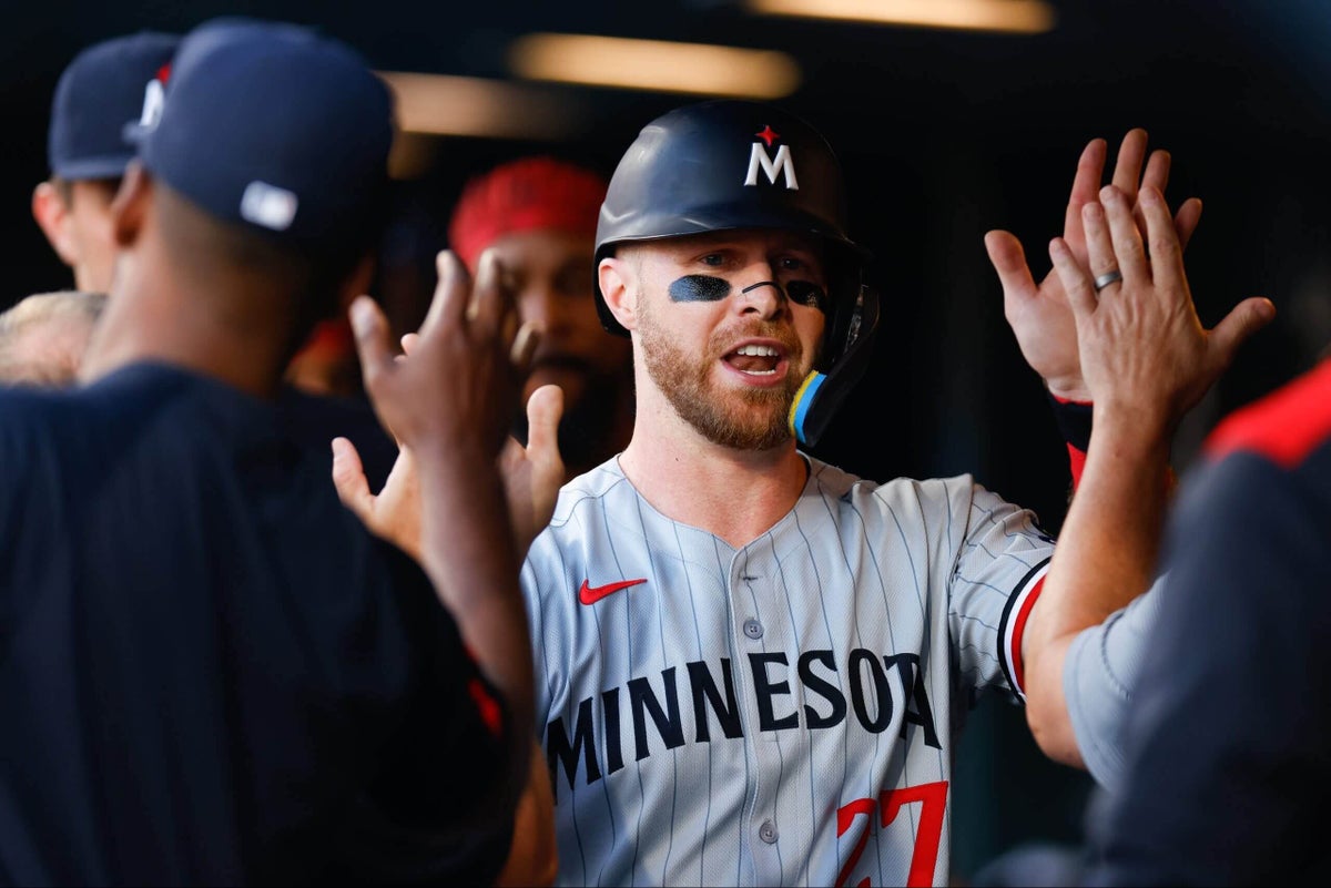 DanHayesMLB's tweet card. "We understand the reality there's a real chance we have a different locker room in 10 days," Ryan Jeffers said.
