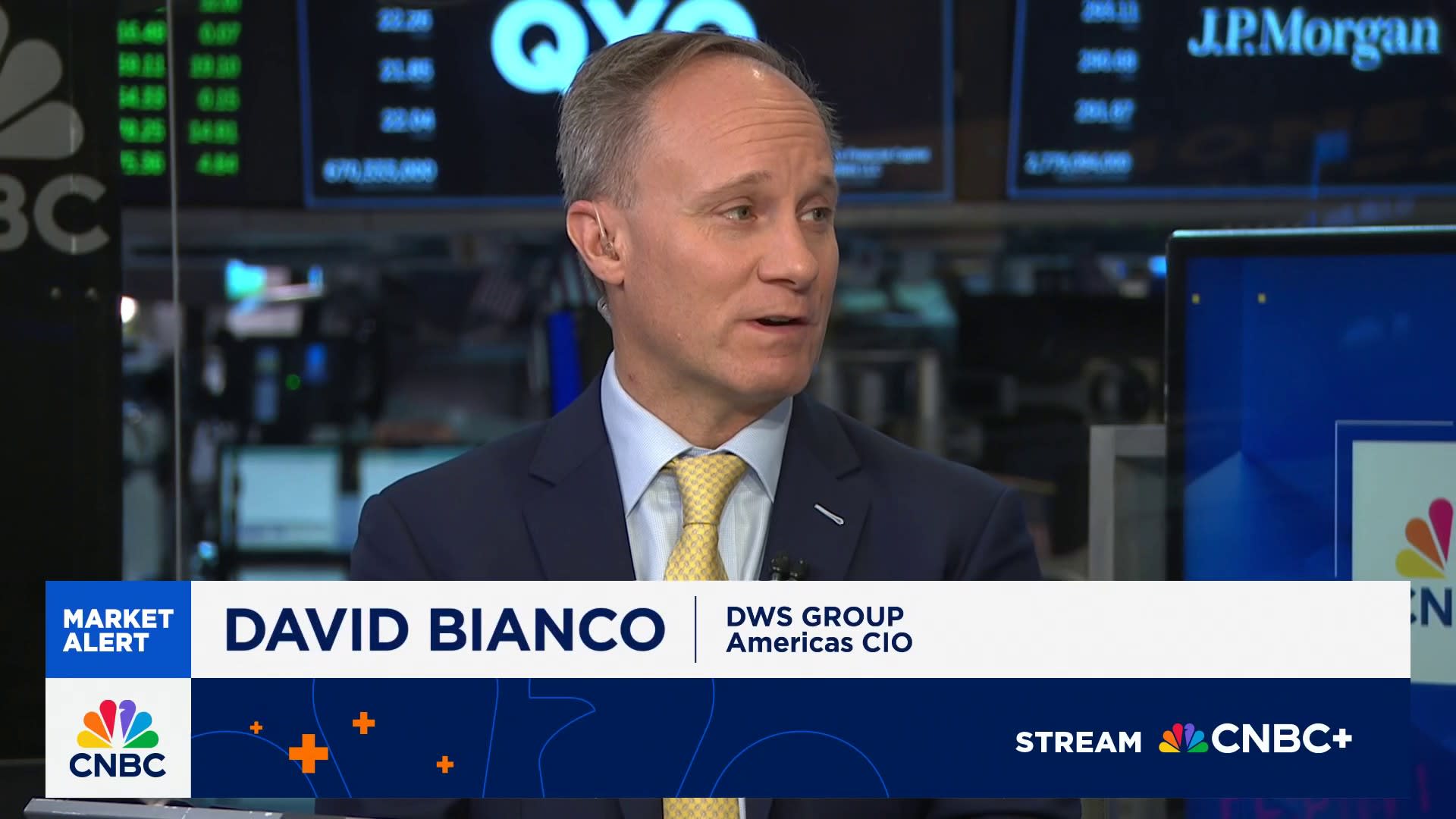 moneymoverscnbc's tweet card. David Bianco, DWS Group Americas CIO, joins 'Money Movers' to discuss the record high for the indices, his market and Fed outlook.