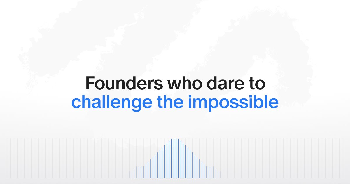 jamesm's tweet card. It starts with an idea and a belief that a better future shouldn’t just be imagined, it should be built. It deepens into conviction until you realize that not trying is the greatest failure.