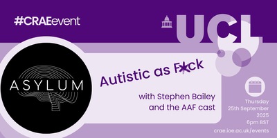 CRAE_IOE's tweet card. An exploration of the autistic experience of performance.