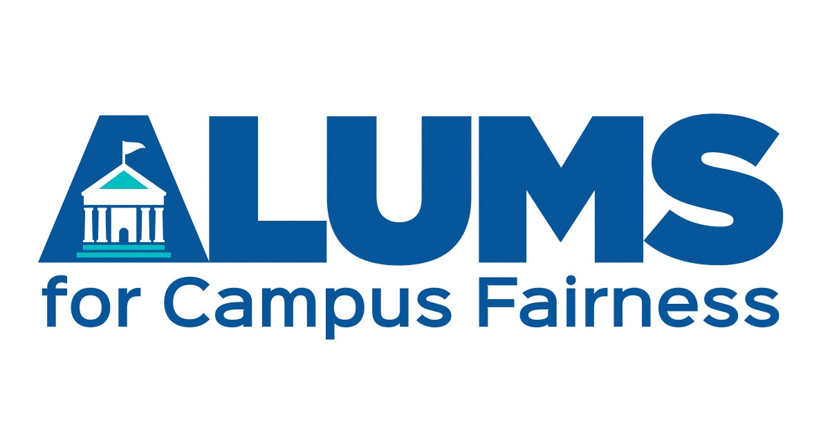 CampusFairness's tweet card. Alums for Campus Fairness