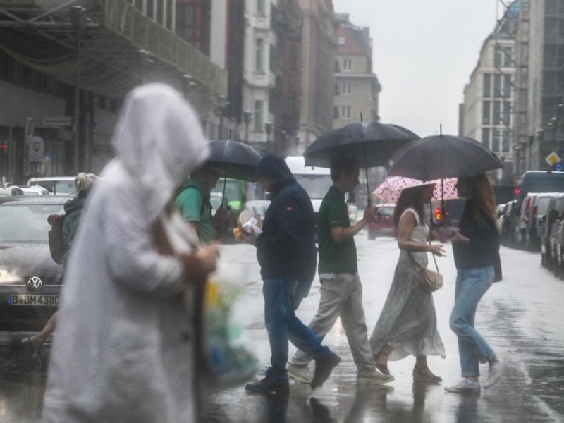 PIK_Klima's tweet card. Erst Hitzetage, dann Regen und grauer Himmel: Der Juli ist eher wechselhaft. Was Experten zum Wetter sagen – und wie der Sommer in Berlin weitergeht.
