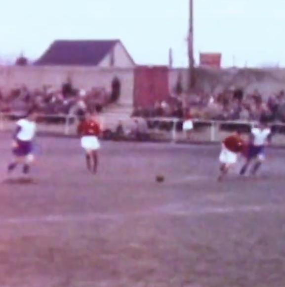 USSoccerHistory's tweet card. The footage features German American League play at legendary New York Metro Area soccer venues Metropolitan Oval, Eintracht Oval, and Zerega Oval.
