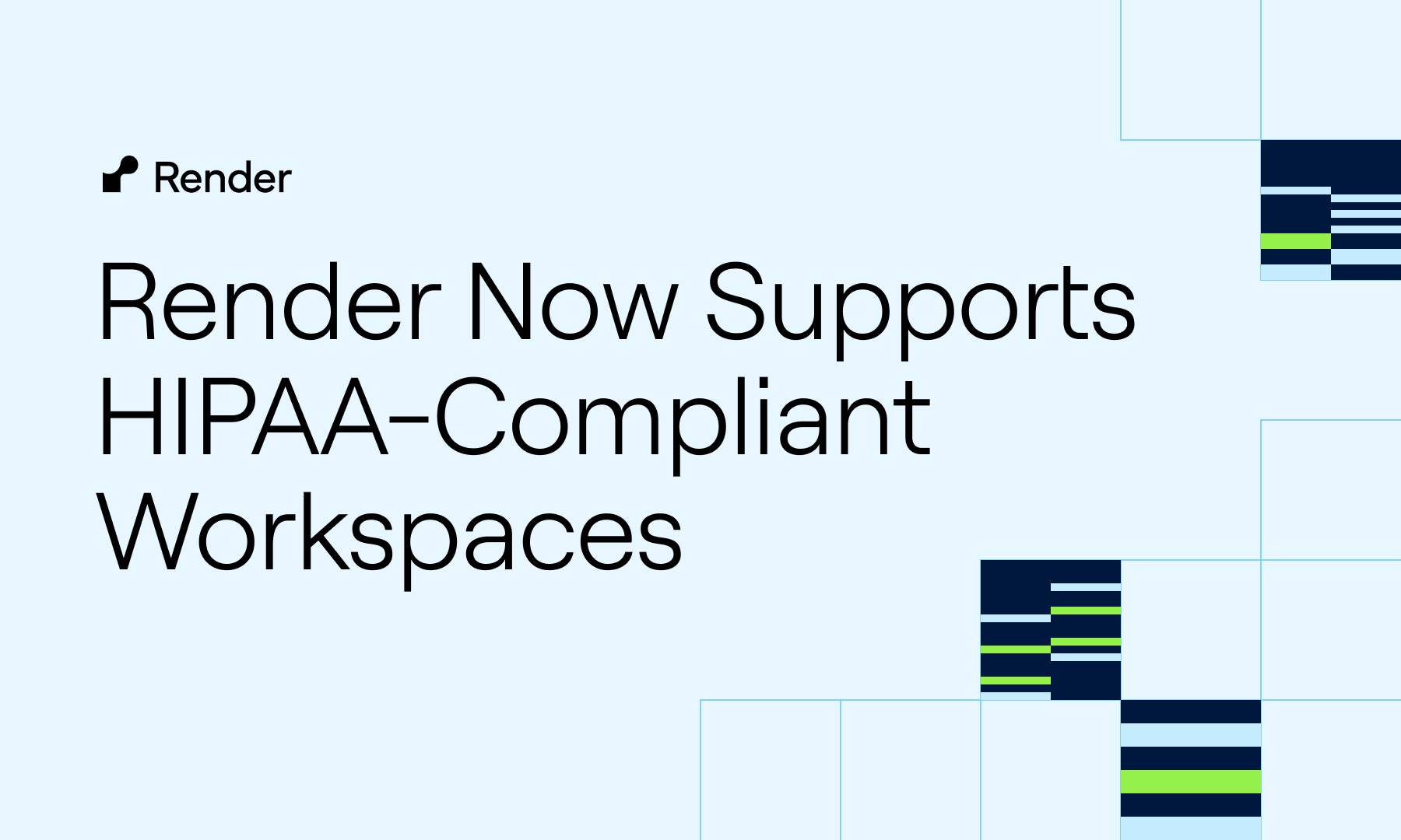 render's tweet card. Run HIPAA-compliant apps and workflows with built-in encryption, audit controls, and network isolation.