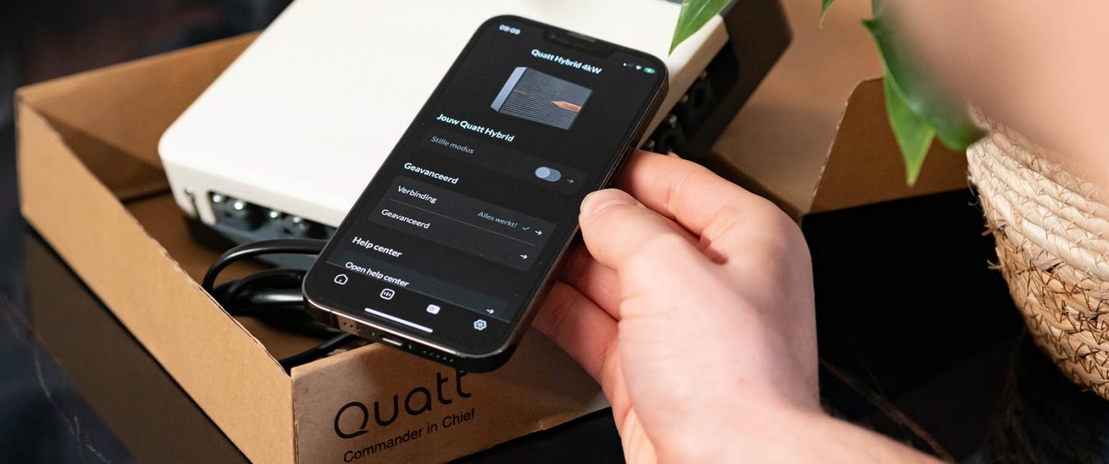 we_are_Quatt's tweet card. Quatt gebruikt IoT-technologie van Odido in zijn stijlvolle warmtepompen om duurzaam te verwarmen. Hoe? Lees verder.