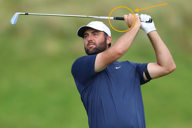 GolfDigest's tweet card. British Open 2025: Scottie Scheffler's most shocking piece of equipment is a rare sight