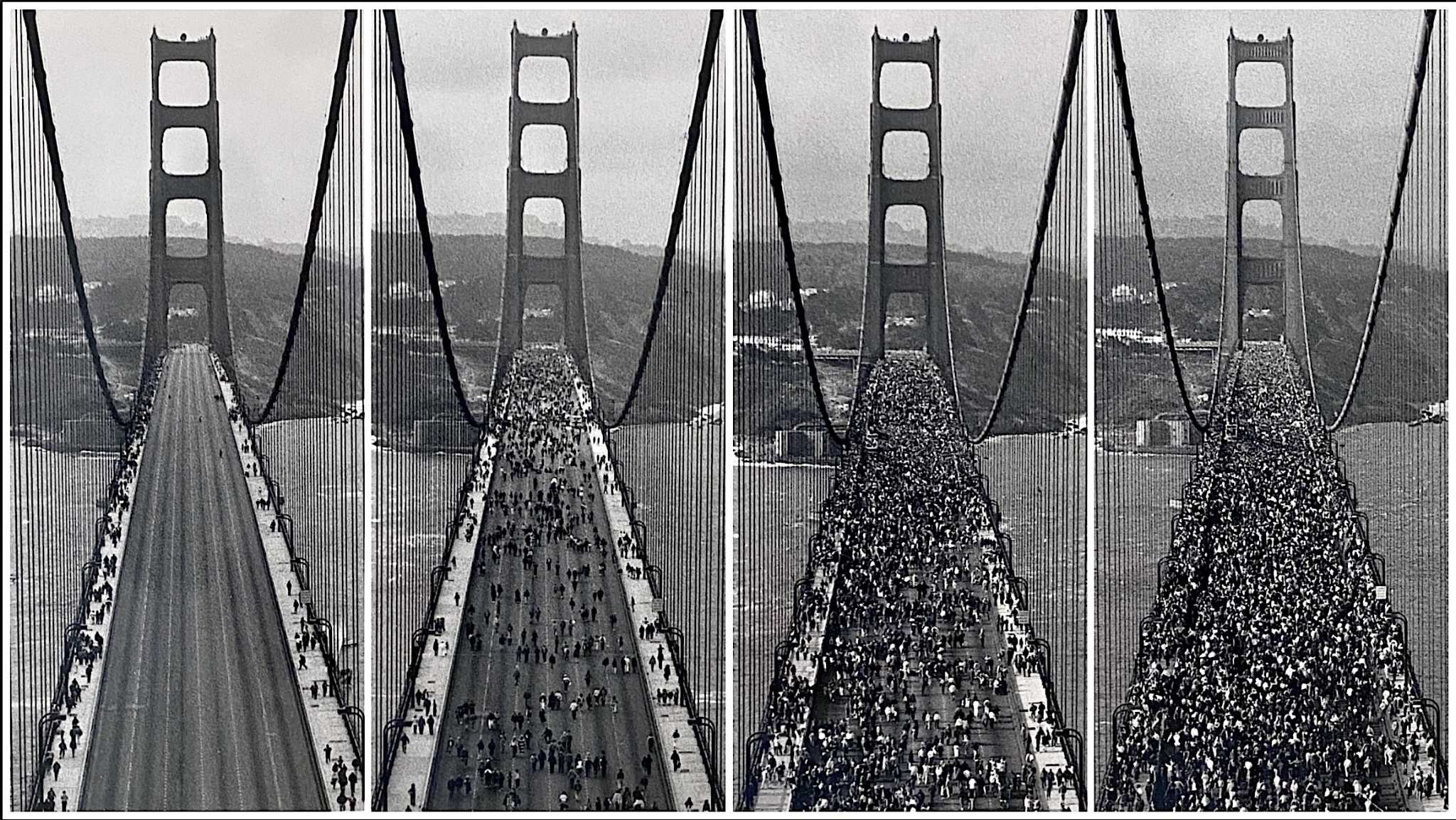 peterhartlaub's tweet card. San Francisco threw the Golden Gate Bridge a birthday party expecting 50,000 revelers. When 800,000 people showed up, things got messy.