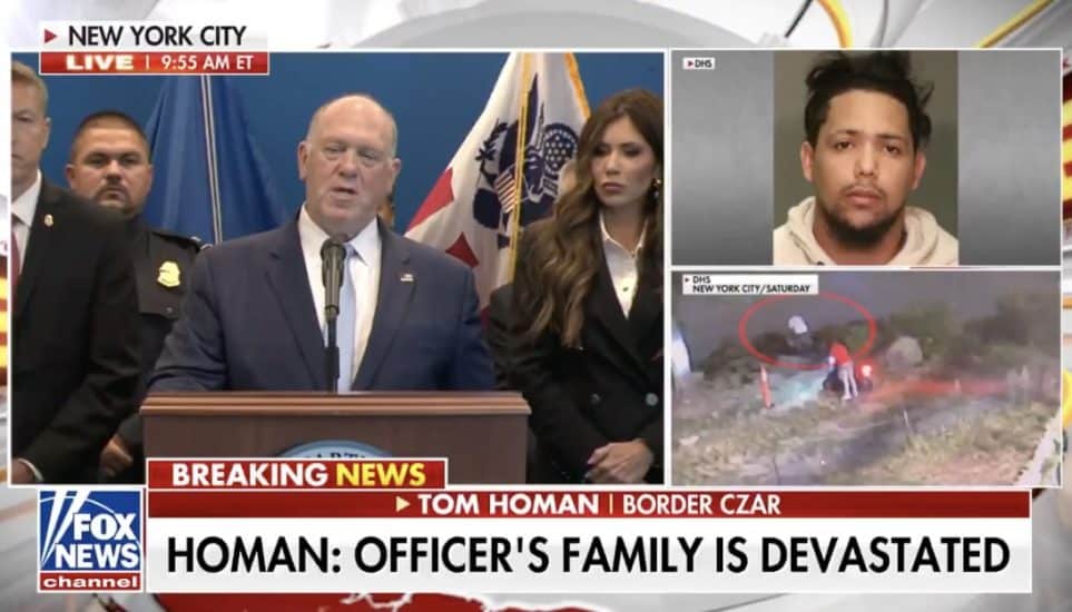seanhannity's tweet card. During a Monday morning presser, Border Czar Tom Homan confirmed that DHS is making sanctuary cities a priority moving forward, after an off-duty agent was shot in New York City.