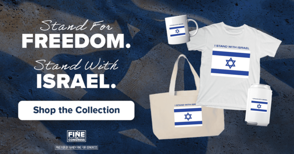 VoteRandyFine's tweet card. PRO-ISRAEL. PRO-TRUTH. GEAR UP WITH RANDY FINE.