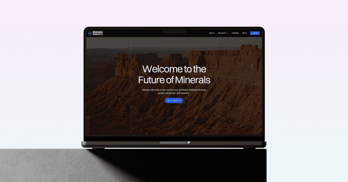 MarianaMinerals's tweet card. Mariana Minerals is a software-first, vertically integrated minerals company focused on supplying the minerals critical to modern energy, AI, and defense technologies.