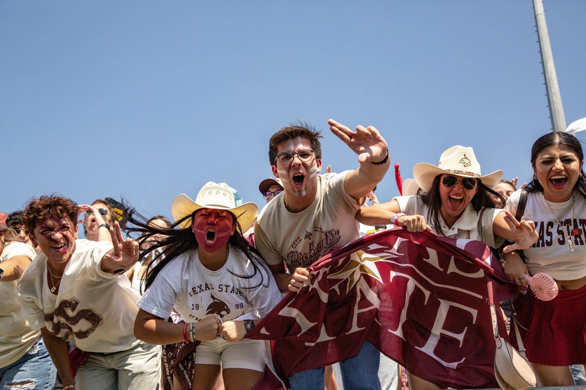 txst_news's tweet card. TXST will join the Pac-12 Conference beginning with the 2026-27 season 