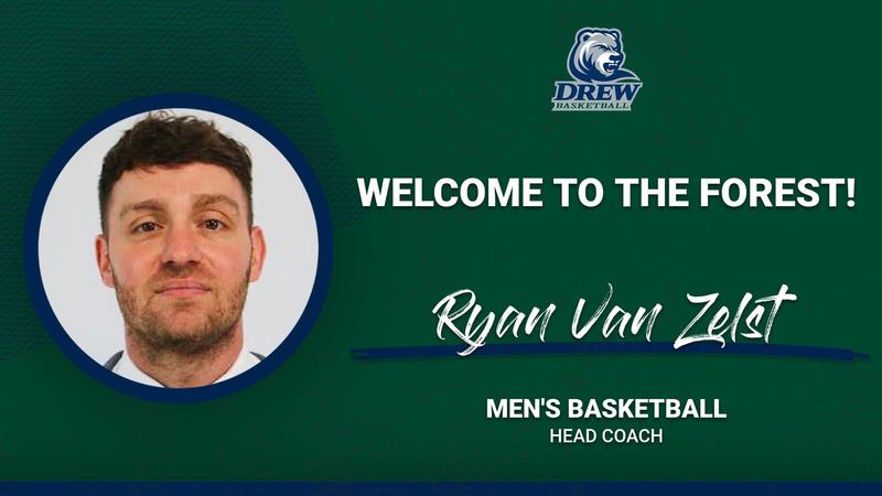 GoDrewRangers's tweet card. Ryan Van Zelst has been selected as the new men's basketball coach at Drew University, Director of Athletics Christa Racine has announced.