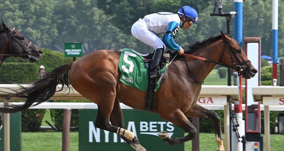 BelmontStakes's tweet card. Atlantic Six Racing’s Book’em Danno showed strong closing ability to register a pair of stakes wins as a sophomore and utilized a similar tactic Saturday to notch his first stakes score as a 4-year...