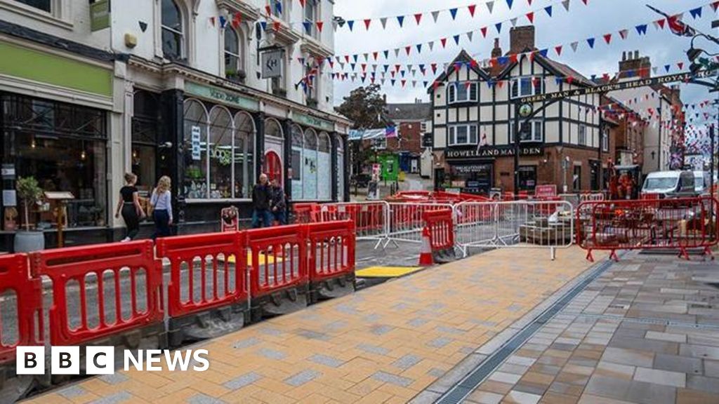 BBCDerby's tweet card. Councillors have approved the short-term measure to help town centre traders.