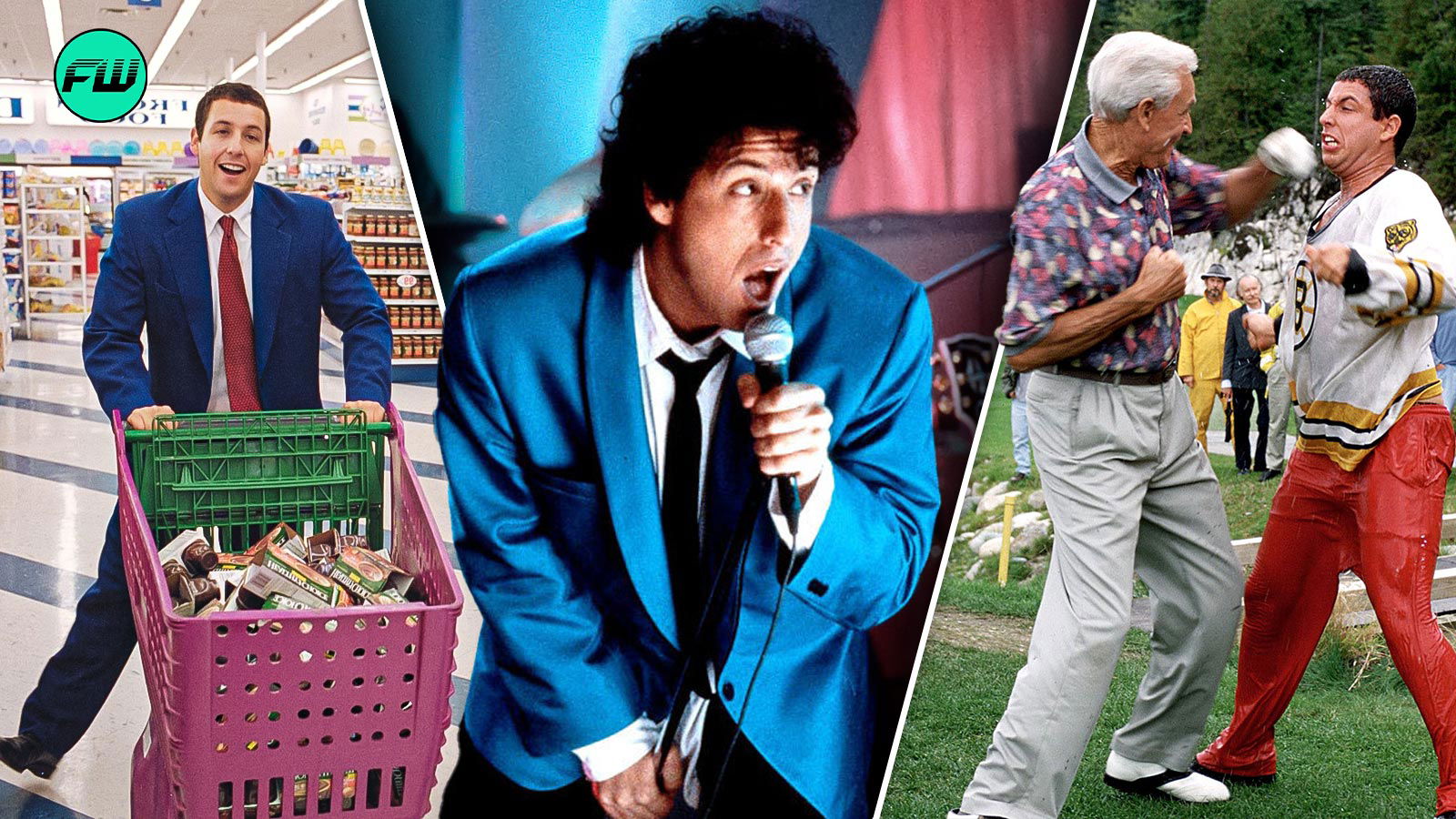 FandomWire's tweet card. Despite being fired from SNL, Adam Sandler went on to become one of the biggest comedic movie stars of all time. Using his unmatched silliness, Sandler leapt