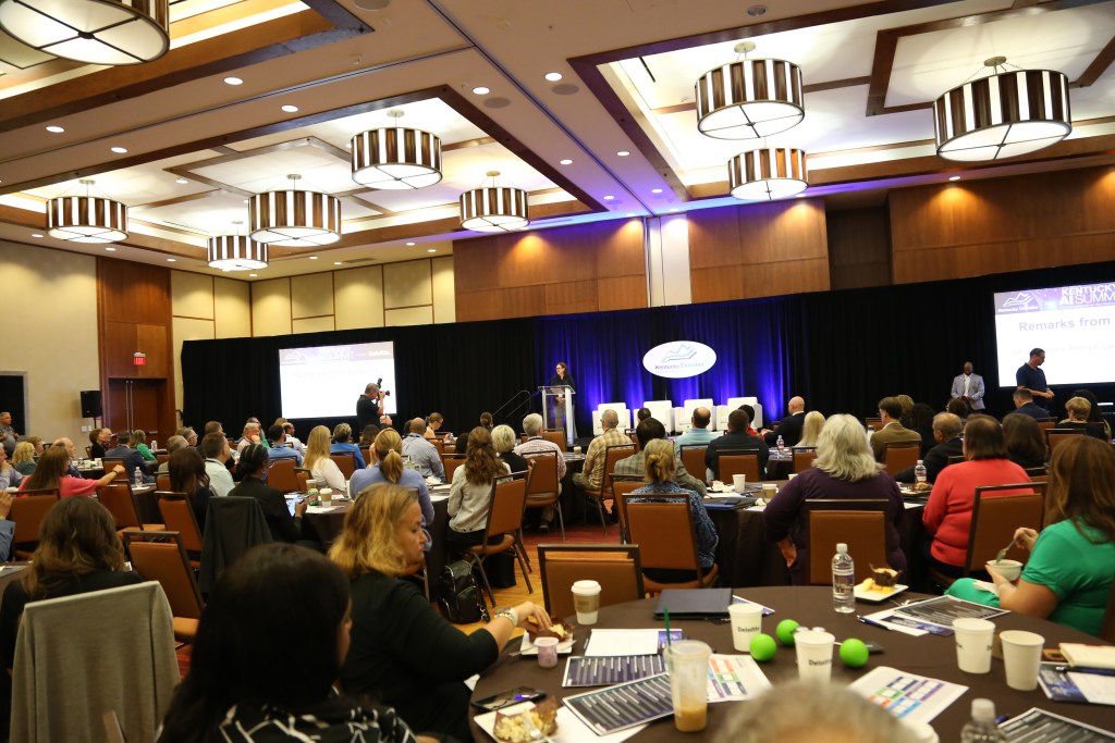 KyChamber's tweet card. Business leaders, elected officials, educators, and technology experts from across Kentucky gathered in Louisville on July 21 for the Kentucky Chamber’s 2nd Annual AI Summit,...