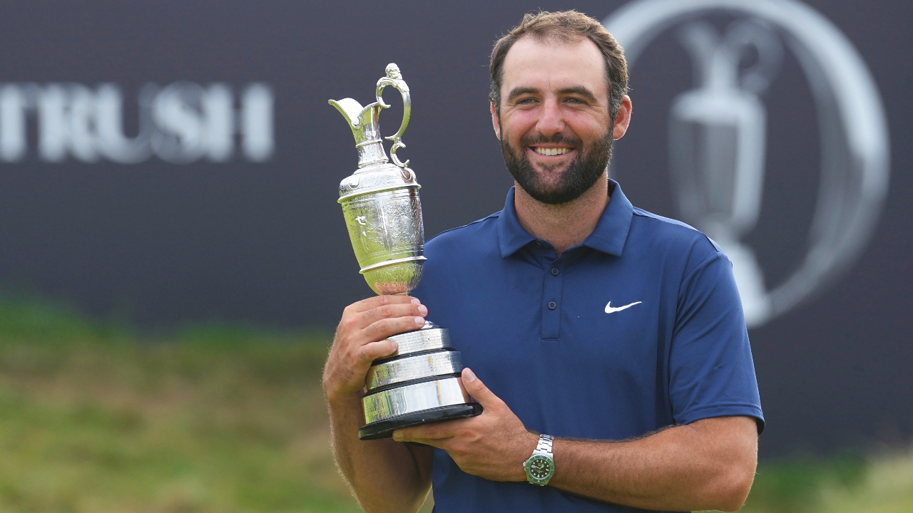 Sports_Spectrum's tweet card. Already fully satisfied in Christ, Scottie Scheffler says "[golf is] just not what satisfies me" after winning the 2025 British Open.