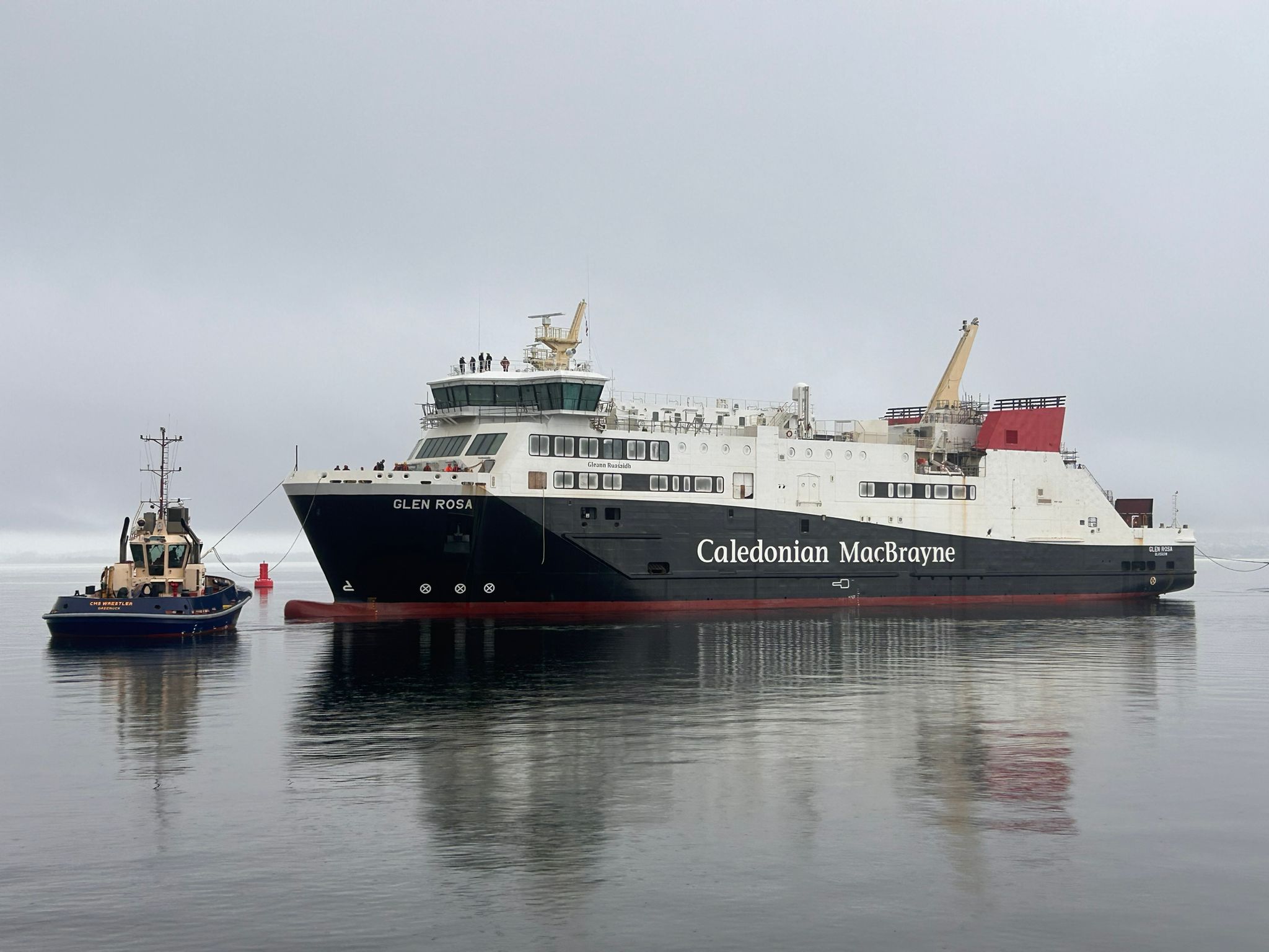 ScotNational's tweet card. The second of Ferguson Marine’s over-budget and delayed ferries has reached a “key milestone”, the shipyard has said
