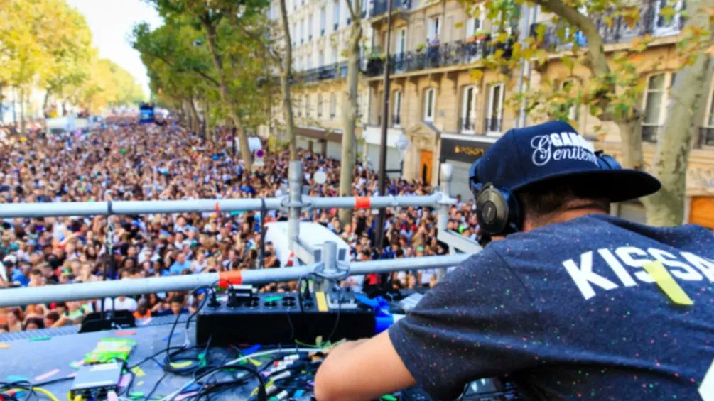 DJmag's tweet card. Parade organisers were forced to cancel last year's event due to the Paris Olympic Games