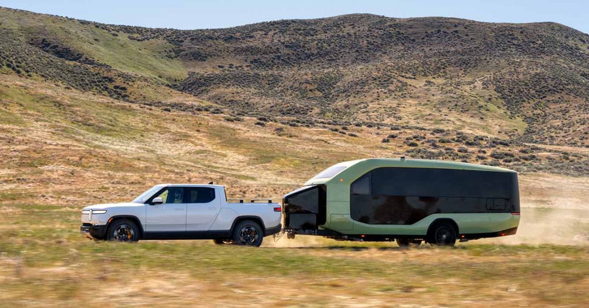 Brehmel's tweet card. After kicking off its Flow electric travel trailer production, Pebble has begun deliveries to early customers in the US.
