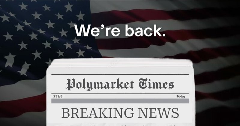 🚨 BREAKING: "Polymarkets: Gli Americani in Lista d'Attesa Saranno i Primi a Tradare negli USA"