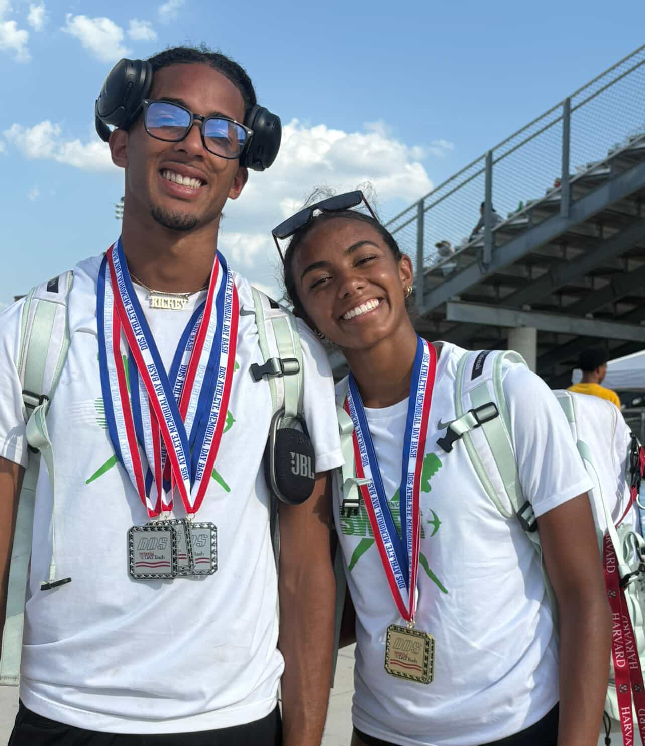 WillyBoods's tweet card. Alexander rising seniors Rickey Carson and Cristina Garcia will be competing in the track and field meet at the AAU Junior Olympics.