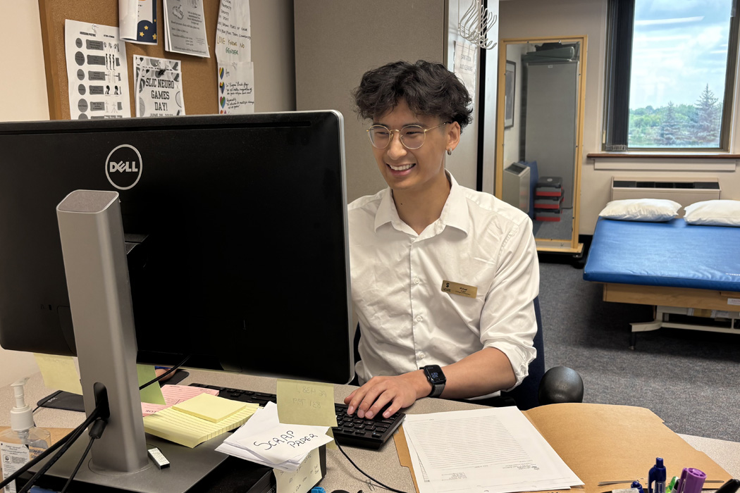UM_RadyFHS's tweet card. The Rady Faculty of Health Sciences’ Student-Led Interprofessional Neuro Clinic, housed at Riverview Health Centre, welcomed its first intern from the College of Pharmacy this spring.   Fo...