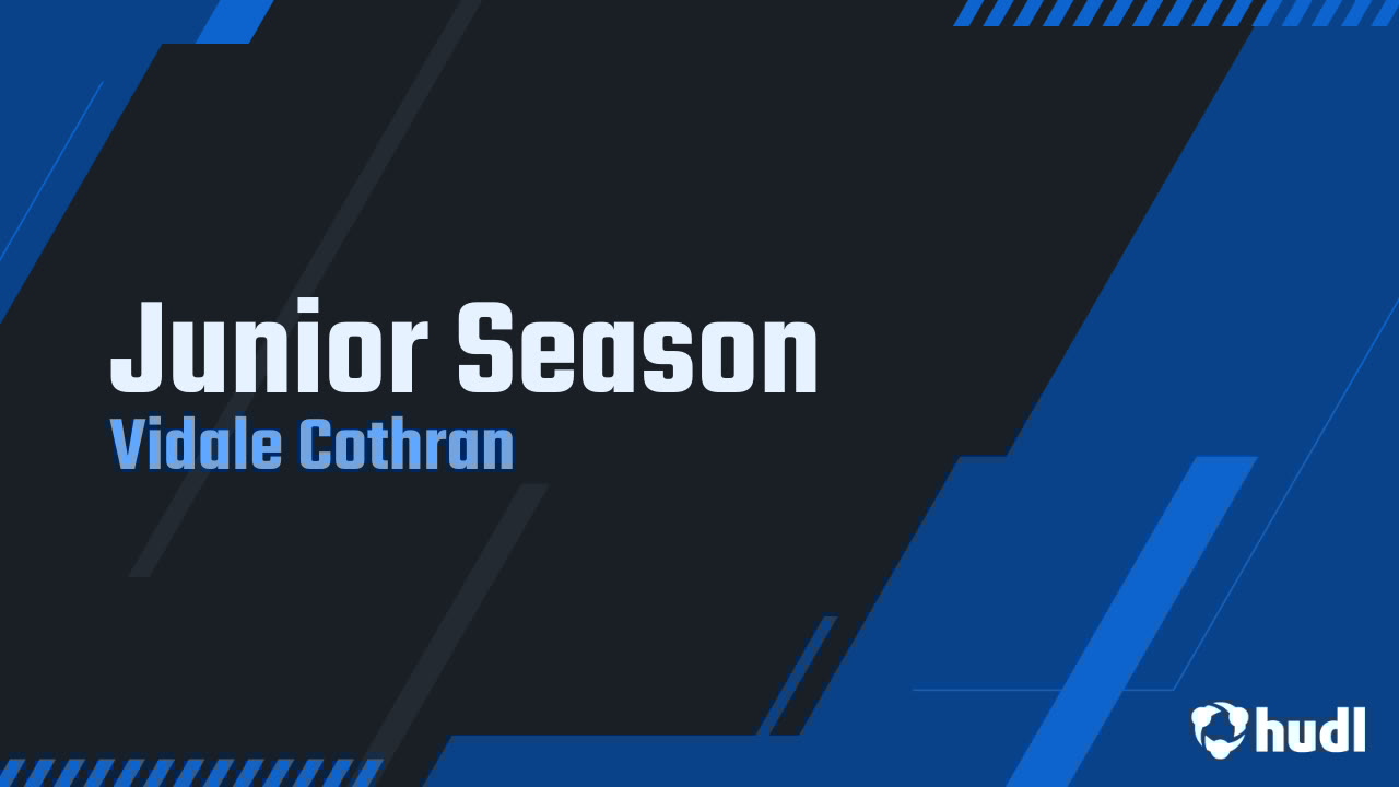 cothran_vidale's tweet card. Junior Season