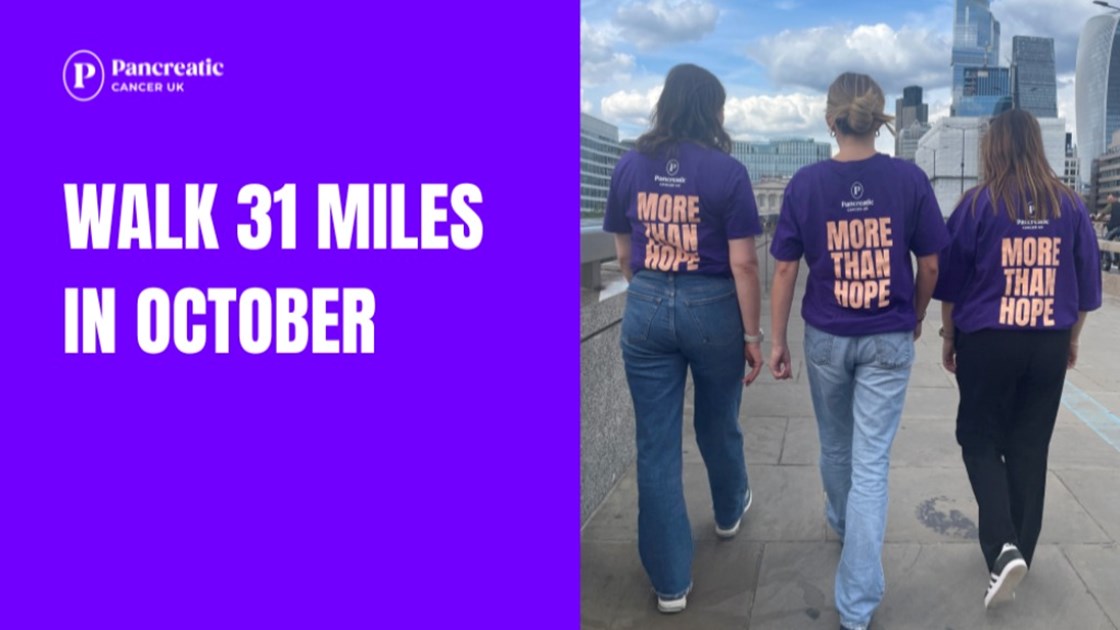 AngieGodden's tweet card. Help Angie Godden raise money to support Pancreatic Cancer UK