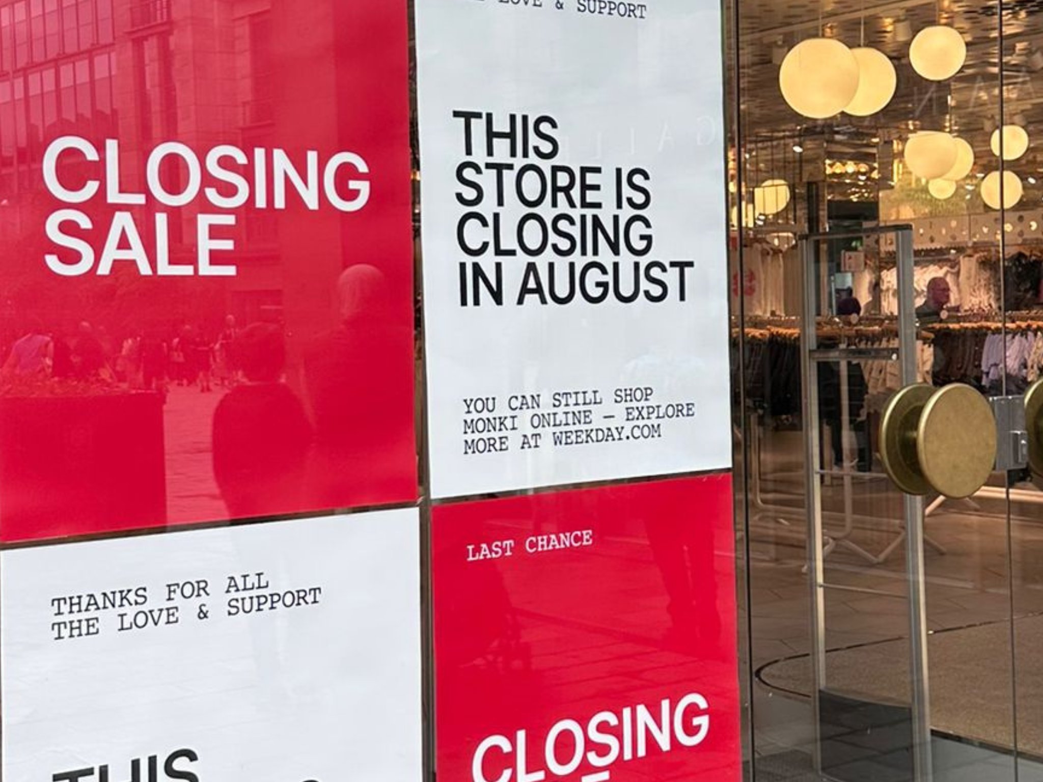 ScotNational's tweet card. A MAJOR retailer has revealed the shock closure of its Glasgow city centre store