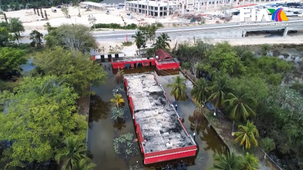 SelvameMX's tweet card. Familias en Chetumal viven bajo el agua y sin respuesta del gobierno tras afectaciones del Tren Maya. Denuncian abandono y pérdida total de su patrimonio.