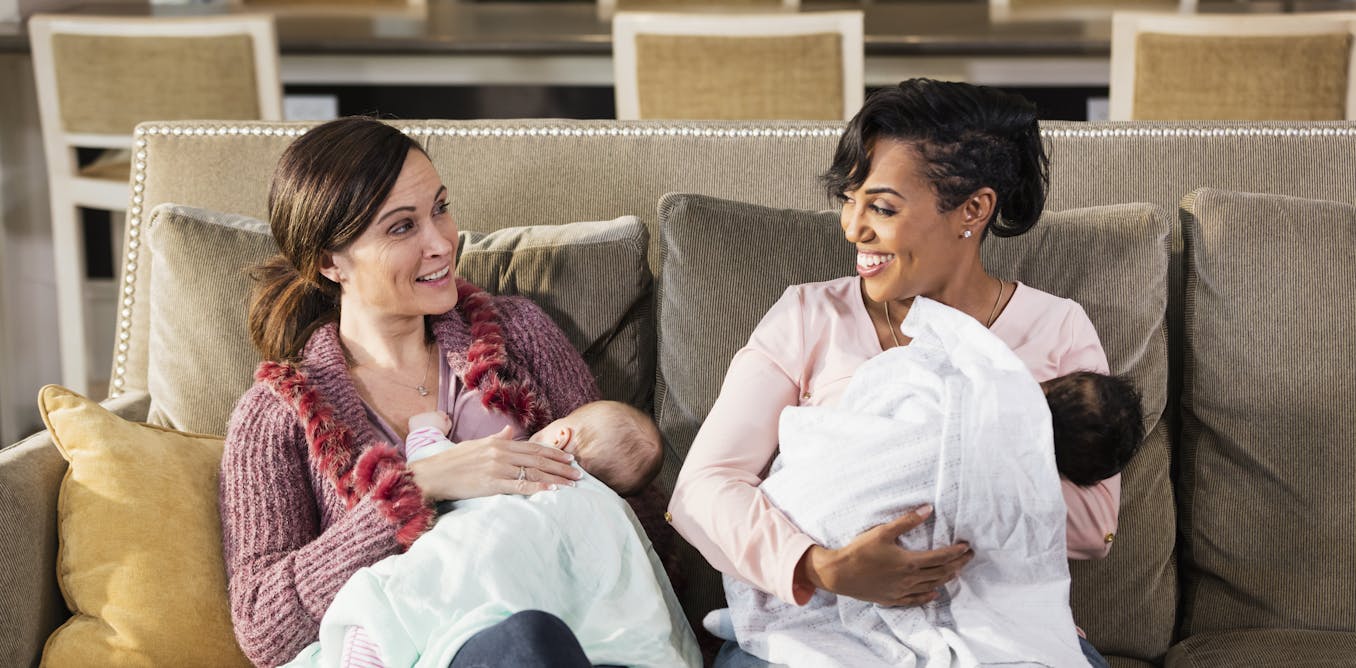 FamStudies's tweet card. Peer support is one way to help new mothers access the care they need.