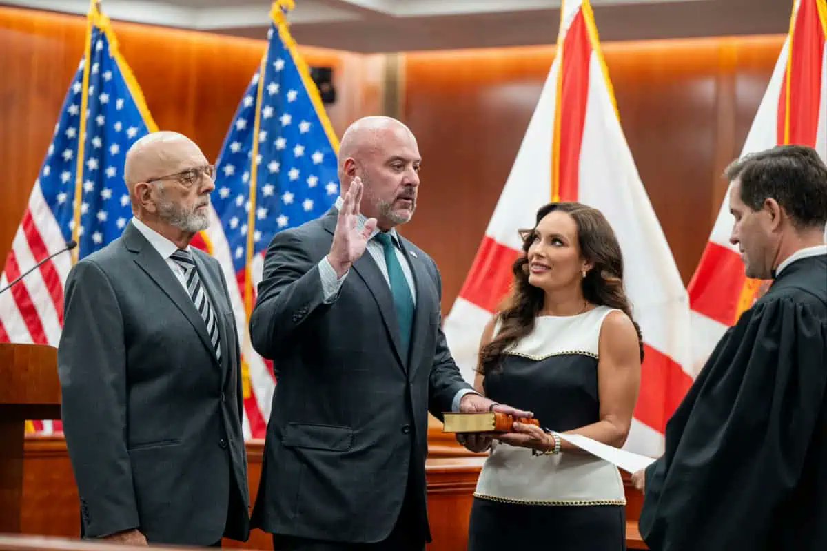 FLVoiceNews's tweet card. Blaise Ingoglia, a now former state Florida senator, was officially sworn in Monday as Florida's new Chief Financial Officer, vowing to be a fierce advocate for taxpayers and to maintain the state's...