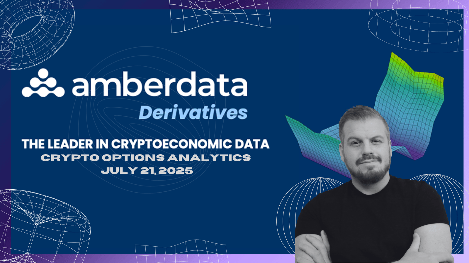 Amberdataio's tweet card. This week's conflicting inflation data, Fed speculation, and the GENIUS Act drive macro uncertainty and a bullish breakout across crypto and web3 markets.