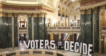 CapTimes's tweet card. spencer Black: The state Supreme Court ended extreme gerrymandering for legislative districts. Now they need to address the GOP-rigged congressional districts.