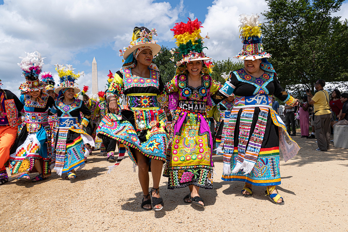 SmithsonianFolk's tweet card. The collision of music styles mirrored that of bodies bumping into each other, creating a soup of sound and energy that perfectly encapsulated this year’s Festival: one that is proud to be loud.
