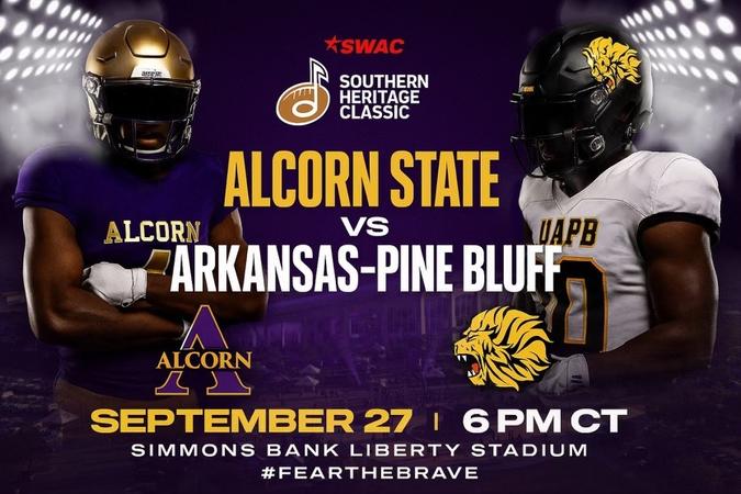 BRAVESSPORTS's tweet card. LORMAN, Miss. – One of the South's premier football events is adding a new chapter, and the Alcorn State Braves will be front and center. Alcorn State University Football is headed to Memphis to take...