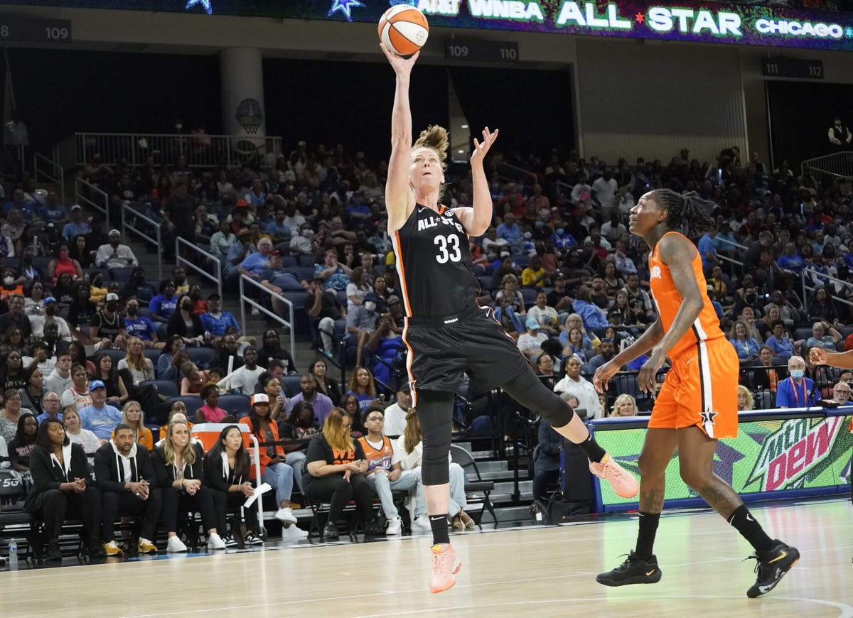 RTodKelly's tweet card. The 6-foot-4 forward last played for the Chicago Sky in 2022 where she was named a WNBA All-Star.