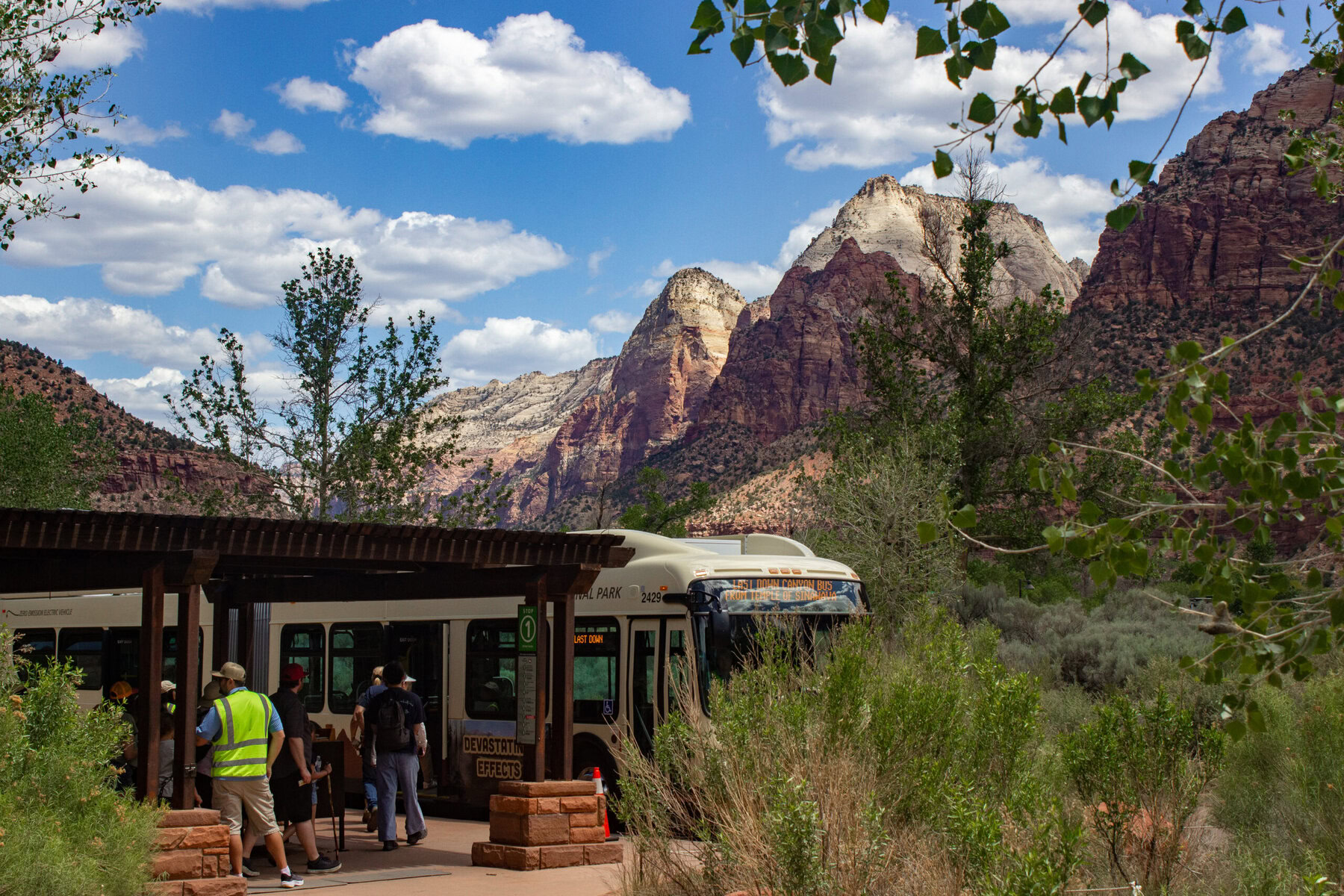 ForthMobility's tweet card. Now that its traffic-banishing shuttle system has gone electric, Zion Canyon is quieter, cleaner and a more welcoming home for wildlife.