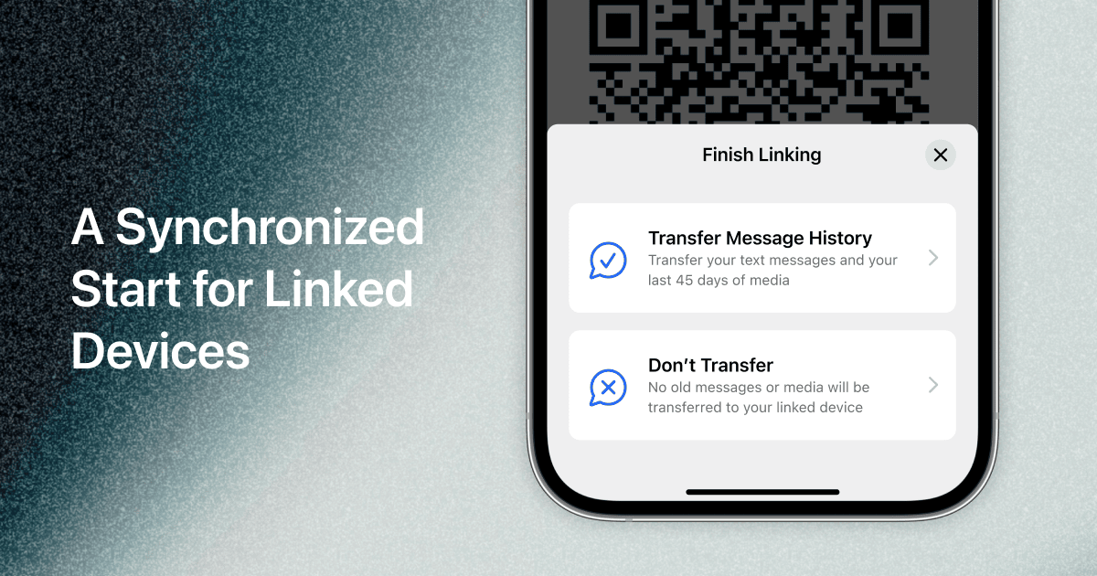 signalapp's tweet card. With Signal on Desktop and iPad, you can link your primary Android or iOS account with another device, letting you check and respond to messages in both places or conduct video meetings and calls...