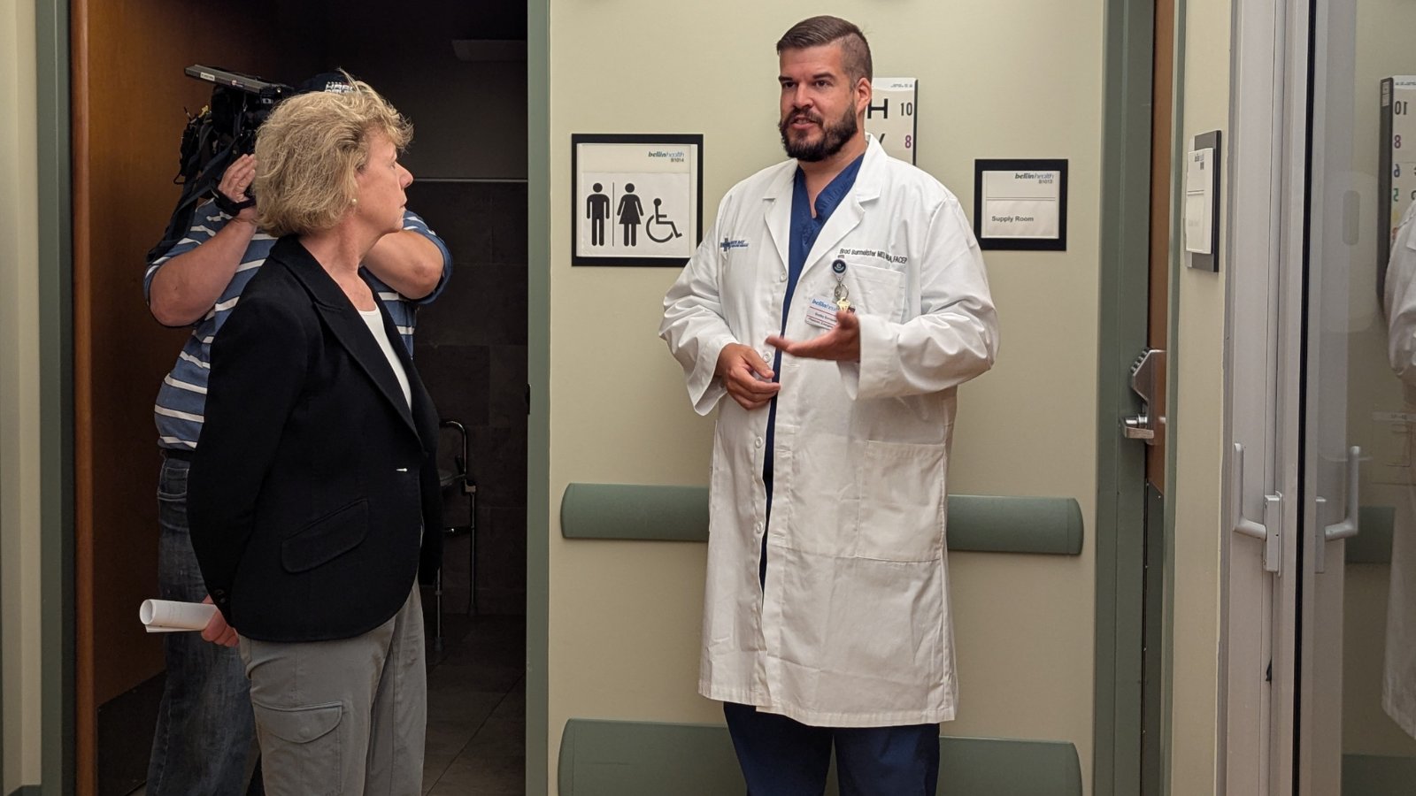 SenatorBaldwin's tweet card. U.S. Senator Tammy Baldwin was in Green Bay Saturday to tour the ER at Emplify Bellin and continue a push back against federal Medicaid cuts.