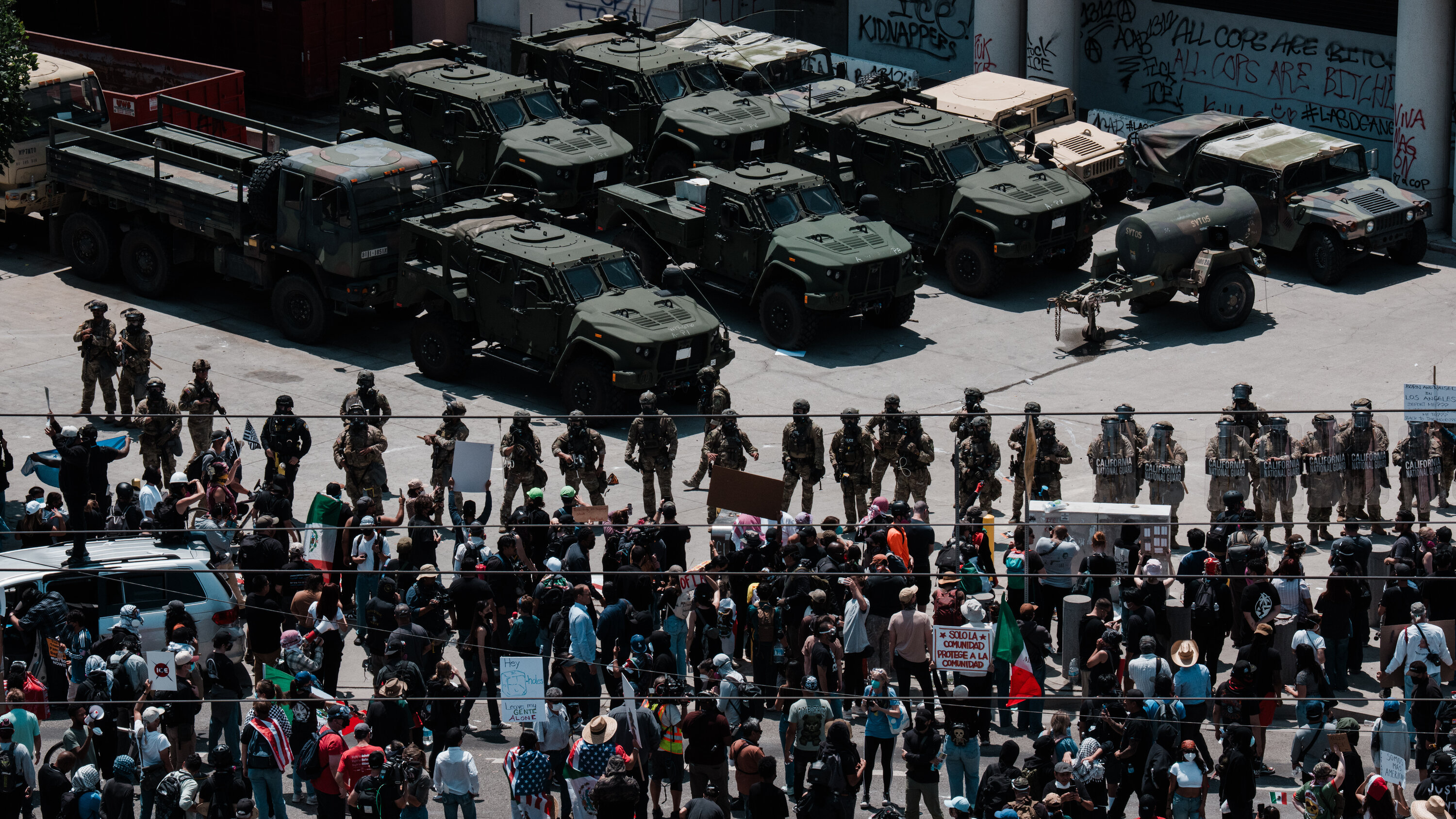 nytopinion's tweet card. Readers respond to the Trump administration’s deployment of National Guard troops to quell protests in Los Angeles.