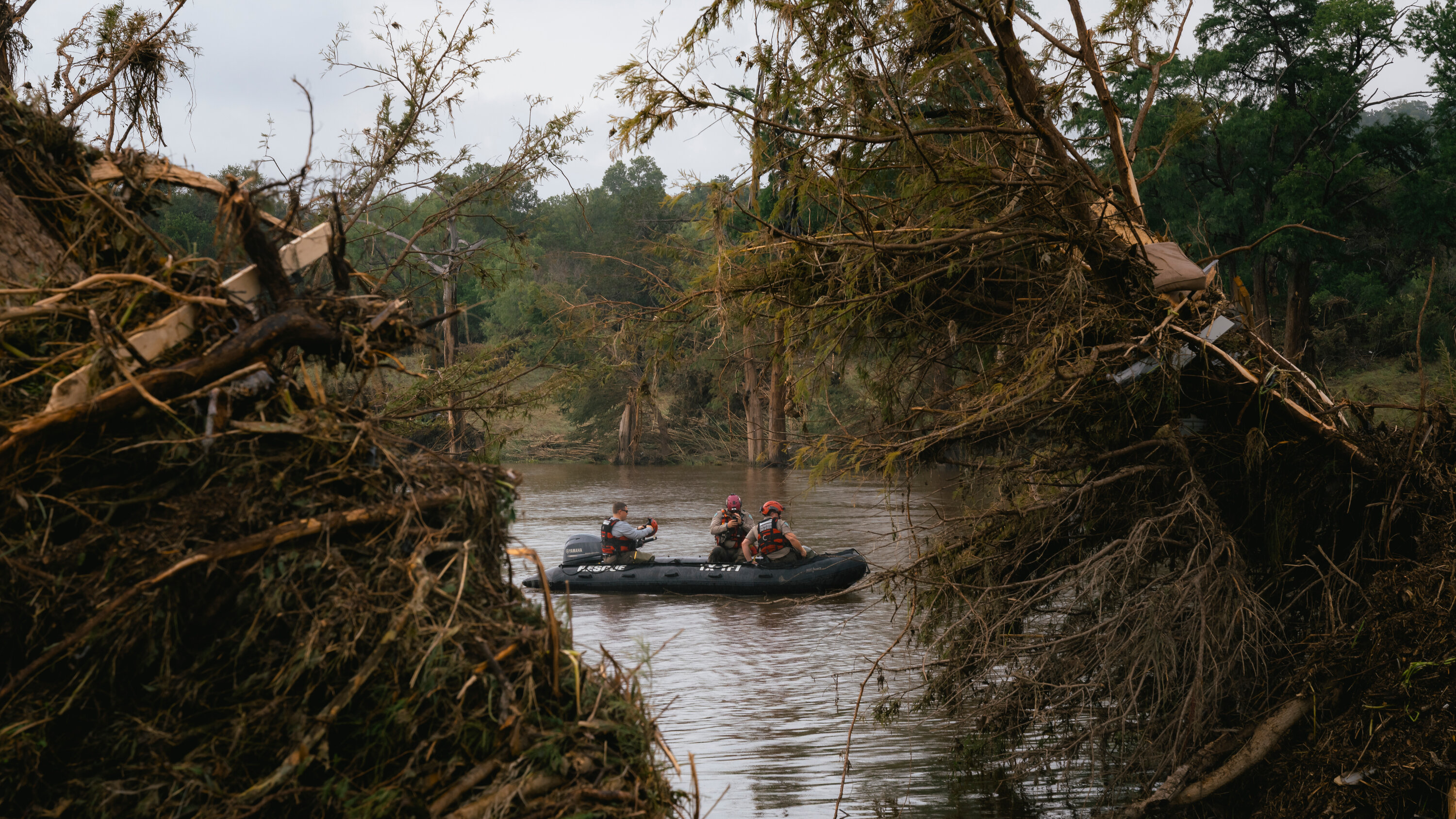 andrewglobal's tweet card. Scott Ruskan, a Coast Guard swimmer, is credited with saving 165 people at the all-girls’ camp from deadly floods in Central Texas.